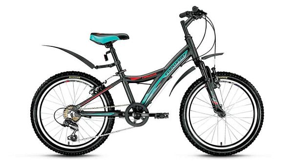Велосипед горный FORWARD Comanche 2.0 20" 10,5" 6 ск. черный матовый FORWARD Comanche 2.0 10,5" черн