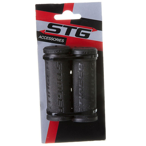 													Грипсы STG HL-G92-1 88 мм черный/серый Х82240 фото 2