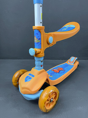 													Самокат Детский Sporting Scooter  оранжевый  S00274 фото 3