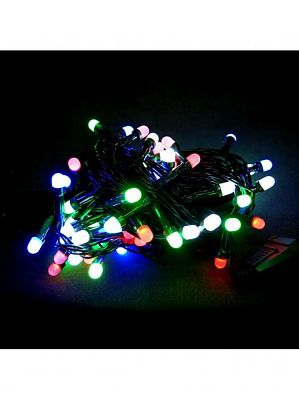  8 м, цветной (RGB) 70 LED, , провод , К130-472
