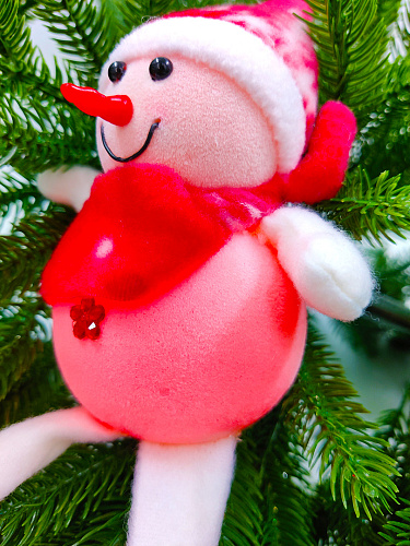 Снеговик 14 см красный 27010-1R1 фото 5 Снеговик 14 см красный 27010-1R1 фото 5