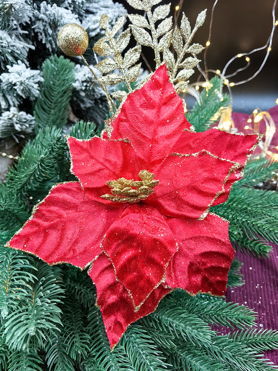 Цветок красный d см Flo-12-54red Цветок красный d см Flo-12-54red