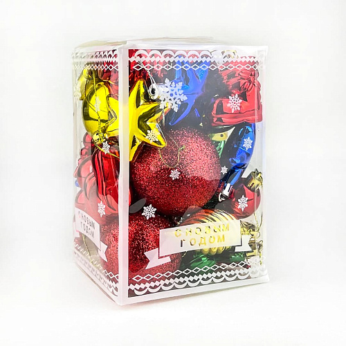 													Набор шаров  см 28 шт разноцветный PE-9 фото 2