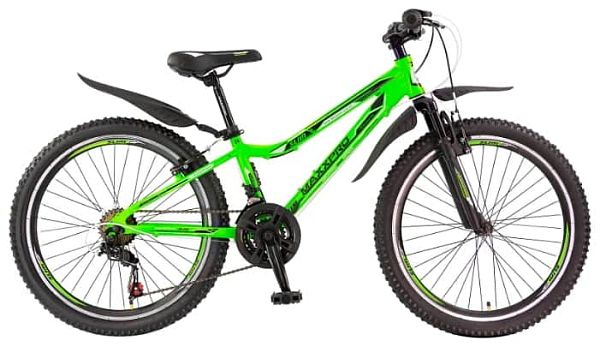 Велосипед горный MAXXPRO SLIM 24" 12" 7 ск. зеленый Y104-H36122 