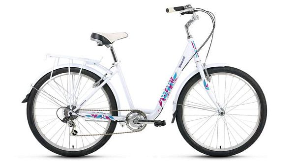 Велосипед городской FORWARD женский Grace 1.0 26" 17" 7 ск. белый глянцевый FORWARD Grace 1.0 17" бе