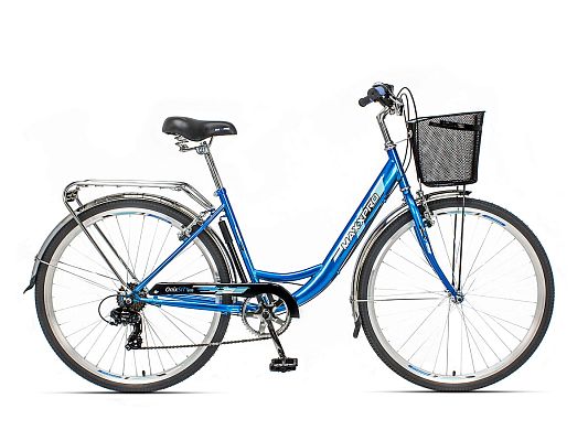 Велосипед городской MAXXPRO ONIX 28"/700c 18" 7 ск. синий-черный 870-4 2022