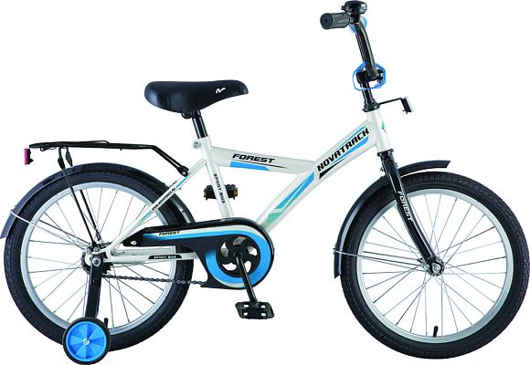Велосипед детский Novatrack FOREST 18" 10,5"  ск. белый 181FOREST.WT8 