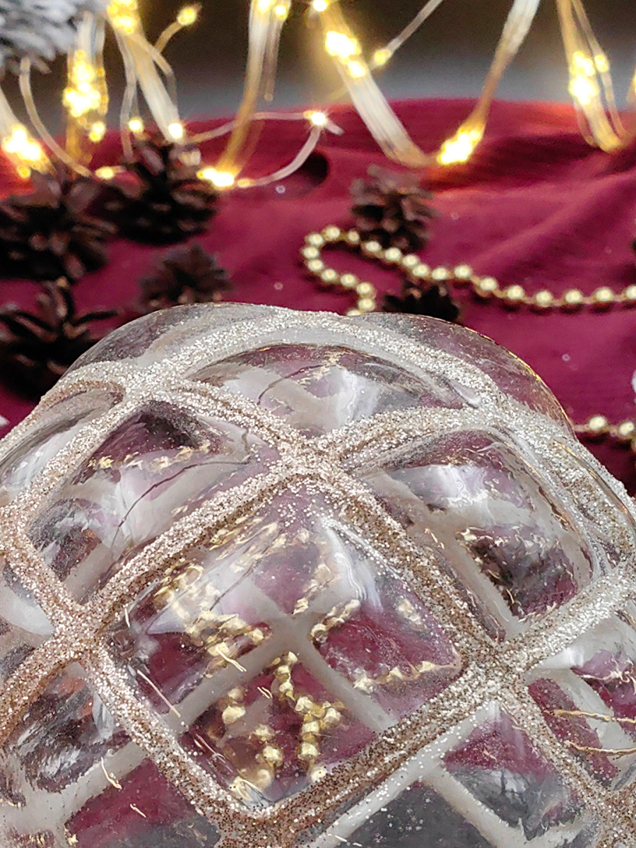 Шар прозрачный 10 см, стекло Merry Green MG24101 фото 4 Шар прозрачный 10 см, стекло Merry Green MG24101 фото 4