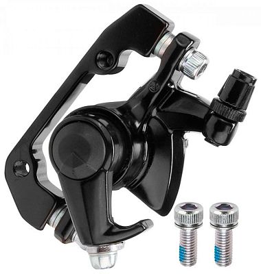 Тормоз механический дисковый (калипер) PROMAX DSK-320R, F180/R160, алюминий 510138 Тормоз механический дисковый (калипер) PROMAX DSK-320R, F180/R160, алюминий 510138