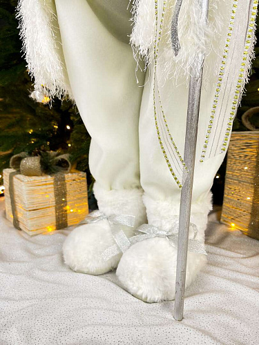 													Дед Мороз  90 см серый, белый S1088-36 фото 6