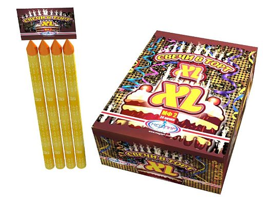 Свечи в торт XL