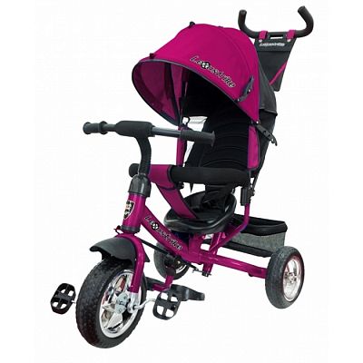 Детский трехколесный велосипед с ручкой LEXUS Trike 950-108EVA-MALINA-22 малиновый (454)