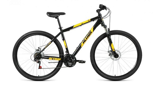 Велосипед горный ALTAIR AL 29 D 29" 19" 21 ск. черный/оранжевый RBKT1M69Q006 2021