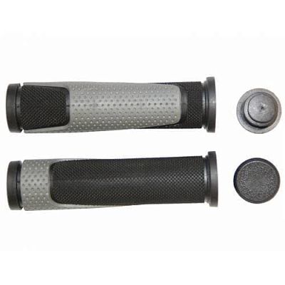 Грипсы   130х22,2 мм черно-серые HL-G305(HL-08)