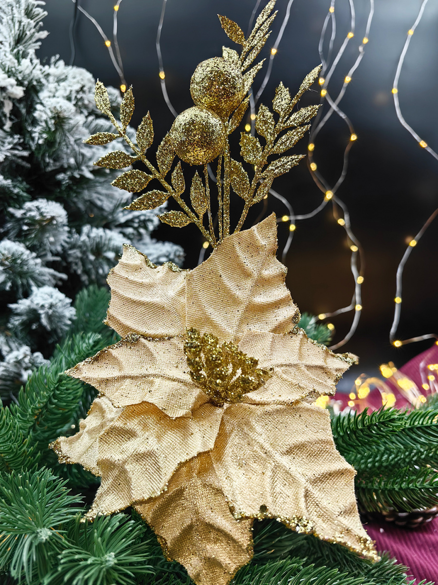 Цветок золото d см Flo-12-53gold фото 2 Цветок золото d см Flo-12-53gold фото 2