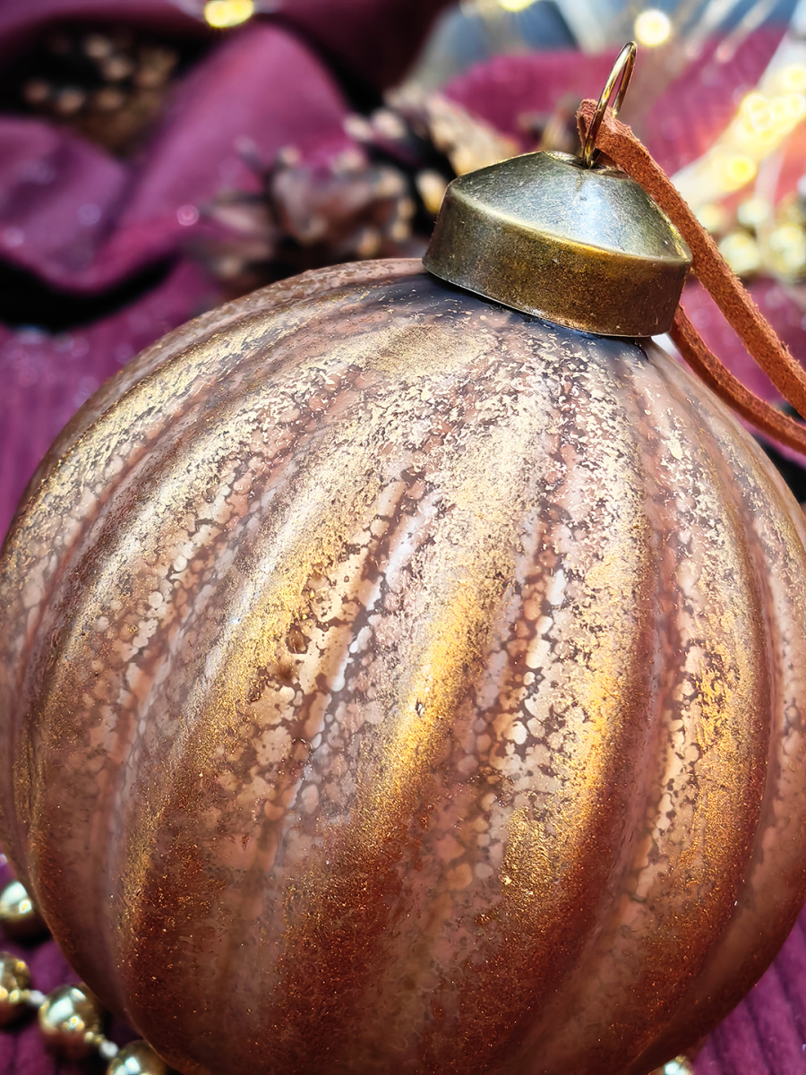 Шар бронза 8 см, стекло Merry Green MG24011 фото 3 Шар бронза 8 см, стекло Merry Green MG24011 фото 3