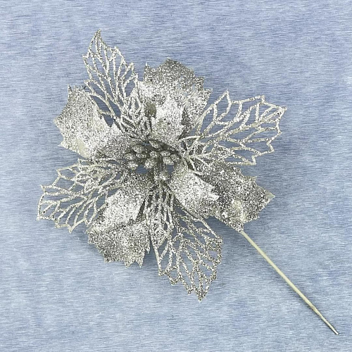 Цветок серебристый d см 678s Цветок серебристый d см 678s