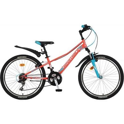 Велосипед горный Novatrack VALIANT 20"  6 ск. Коралловый 20SH6V.VALIANT.CRL8 