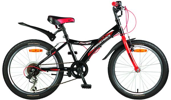 Велосипед горный Novatrack RACER 20"  6 ск. черный 20SH6V.RACER.BK7 