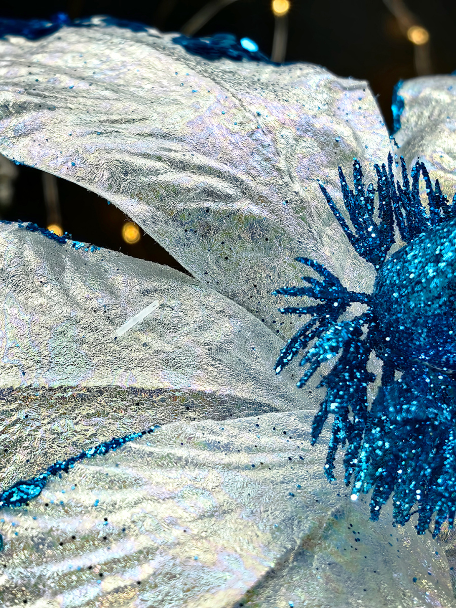 Цветок белый d 26 см MG24583 фото 2 Цветок белый d 26 см MG24583 фото 2