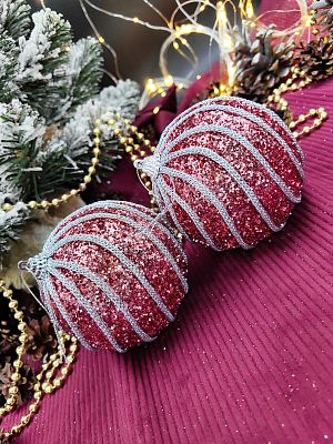 Набор шаров 10 см 2 шт розовый 9920393