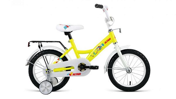 Велосипед детский ALTAIR Kids 14" XS 1 ск. желтый  2019