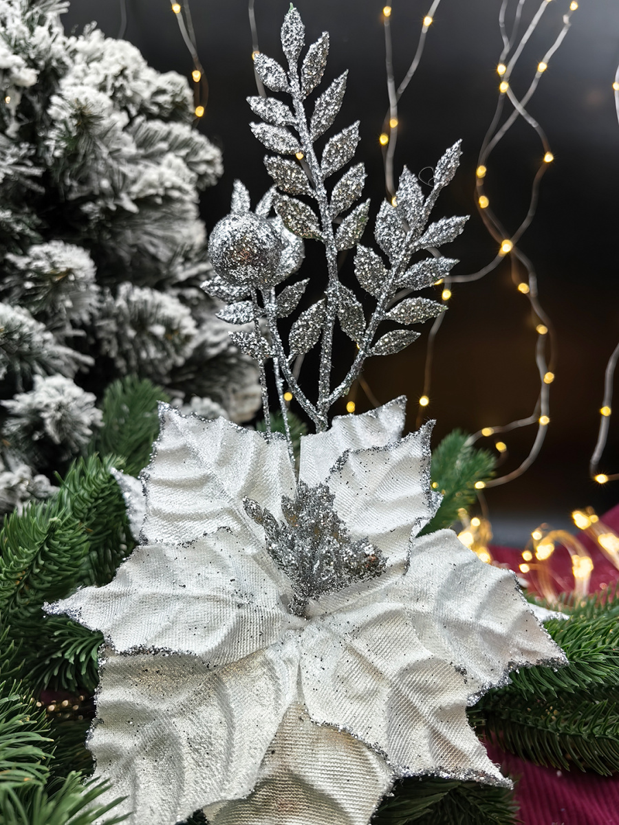 Цветок белый d см Flo-12-56white фото 2 Цветок белый d см Flo-12-56white фото 2