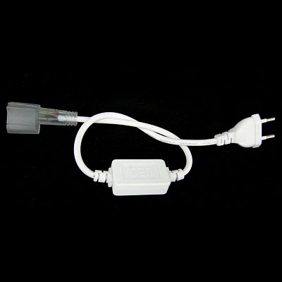Кабель питания подключение до 50 м неона LED  белый Н144-9 Кабель питания подключение до 50 м неона LED  белый Н144-9