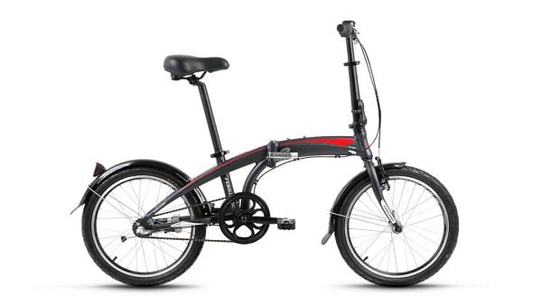 Велосипед городской складной FORWARD Omega 3.0 20" 11" 1 ск. черный матовый FORWARD Omega 3.0 11" че