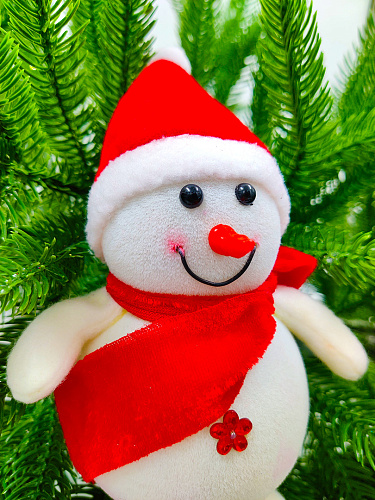 Снеговик 14 см красный 27010-1R фото 6 Снеговик 14 см красный 27010-1R фото 6