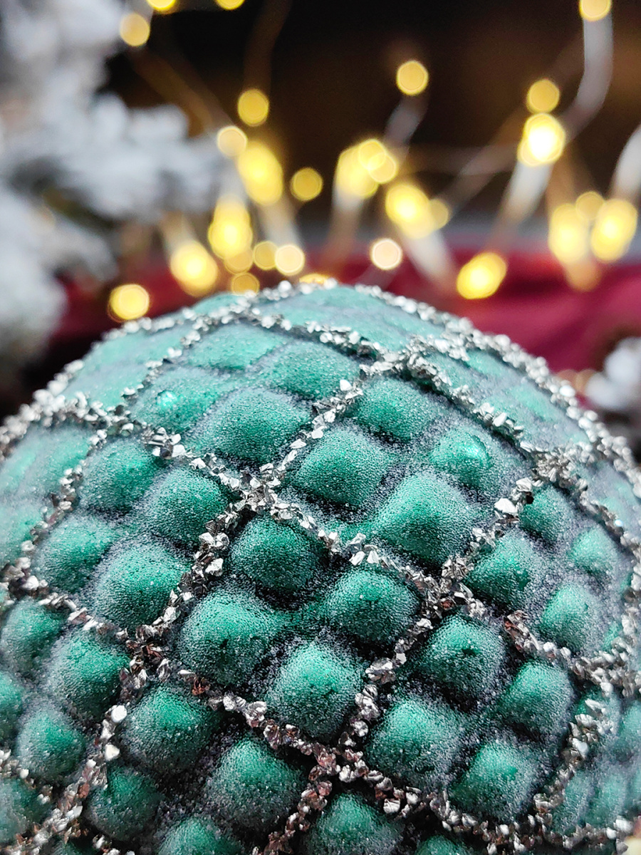 Шар изумрудный 8 см, стекло Merry Green MG24179 фото 4 Шар изумрудный 8 см, стекло Merry Green MG24179 фото 4