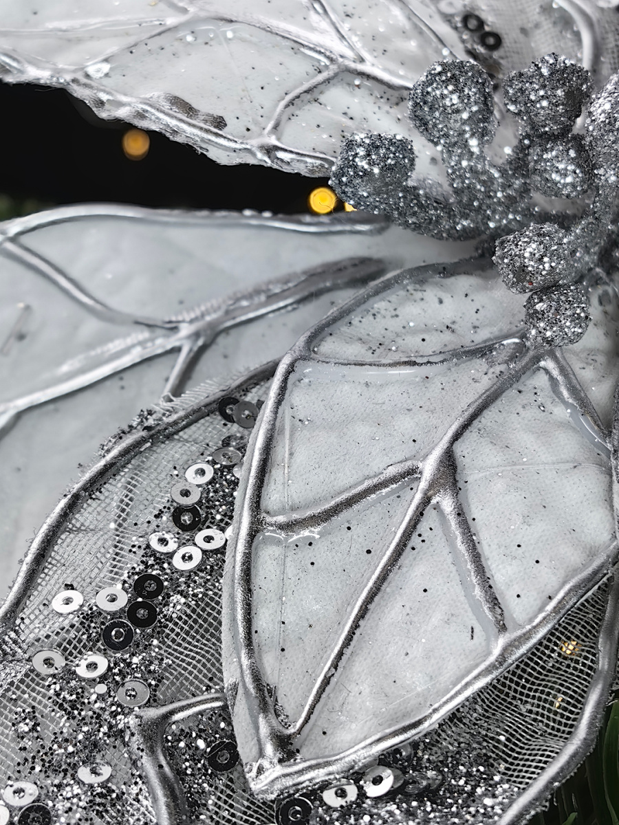 Цветок белый d 30 см MG24621 фото 2 Цветок белый d 30 см MG24621 фото 2