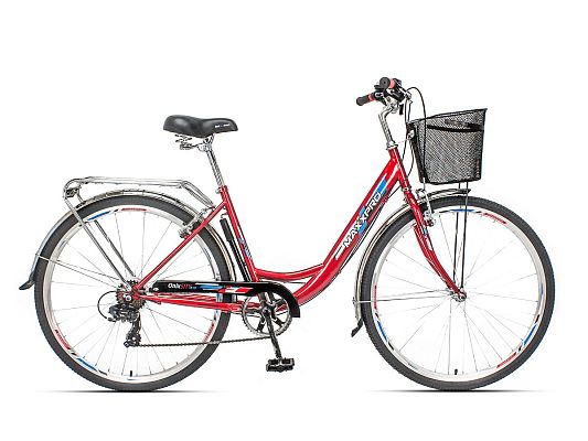 Велосипед городской  MAXXPRO ONIX 28"/700c 18" красный-черный 870-3 2022
