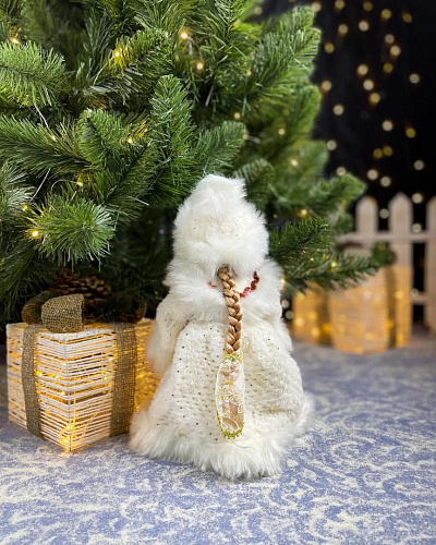 													Снегурочка  30 см белый 19B603-12 фото 2