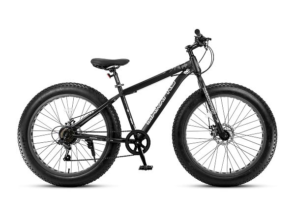 Велосипед Fat Bike MAXXPRO FAT X26 LITE 26" 16,5" 7 ск. черно-серый N2640-1 2021