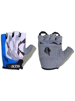 Велоперчатки STG  XL синие Х61877-ХЛ
