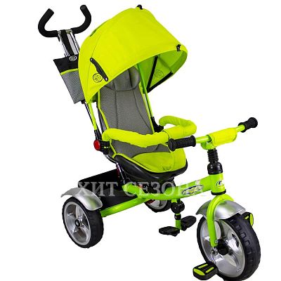 Велосипед трехколесный   зеленый Y087-H36069