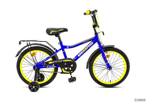 Велосипед детский MAXXPRO ONIX 18" 10,5" матовый сине-желтый ONIX-M18-6 