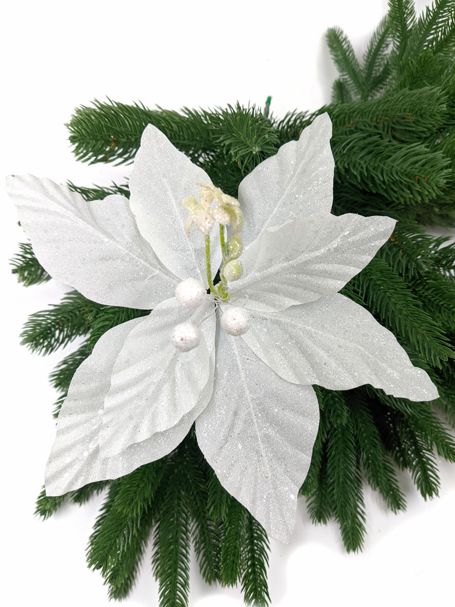 Цветок белый d 21 см Flo-46 фото 4 Цветок белый d 21 см Flo-46 фото 4