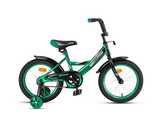 Велосипед детский MAXXPRO SPORT 16"  1 ск. зелено-черный SPORT-16-1 