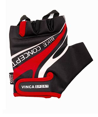 Велоперчатки Vinca sport  L черно-красные VG 949 black/red (L)
