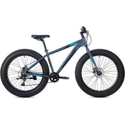 Велосипед Fat Bike  Foxx BUFFALO 26" 17" серо-синий 26AHD.BUFFALO.17BL0       2020