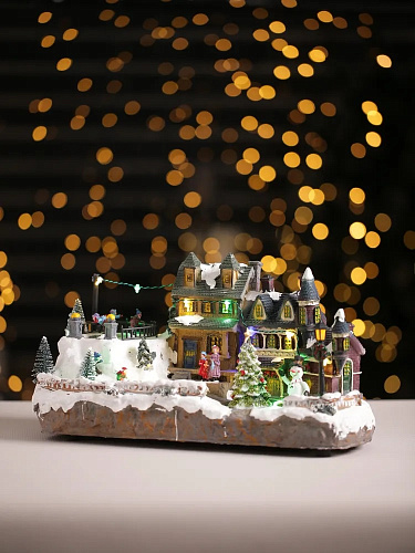 Новогодняя композиция 37х17х19 см MG0627-08 фото 2 Новогодняя композиция 37х17х19 см MG0627-08 фото 2