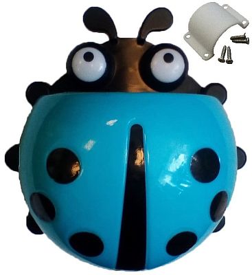 Корзинка для детского самоката "Божья коровка", крепление 30мм, голубая SPP 9 LB Корзинка для детского самоката "Божья коровка", крепление 30мм, голубая SPP 9 LB