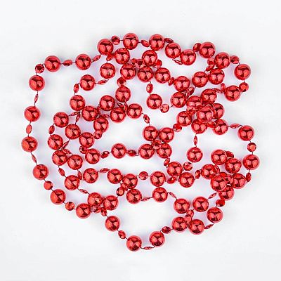 Бусы красный 2,7 м см 125/604r-X