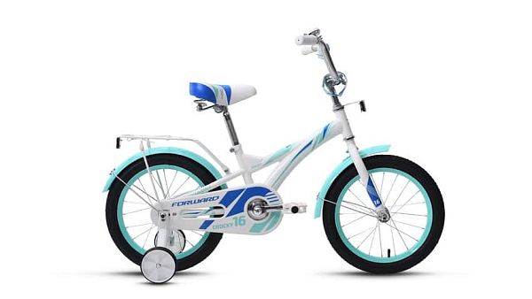 Велосипед городской FORWARD Crocky 16 girl 16"  1 ск. белый глянцевый FORWARD Crocky 16 girl  белый 