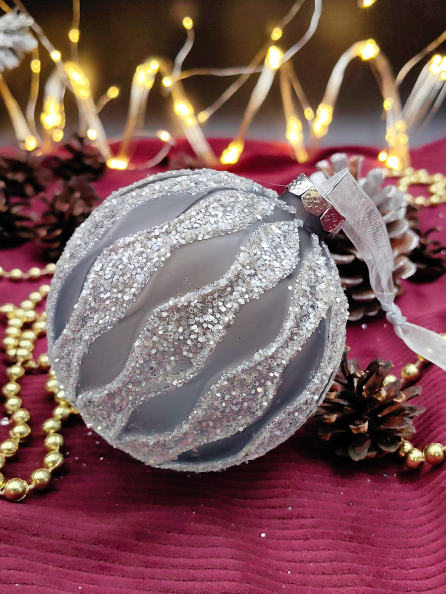 Шар туманный 10 см, стекло Merry Green MG24201 фото 2 Шар туманный 10 см, стекло Merry Green MG24201 фото 2