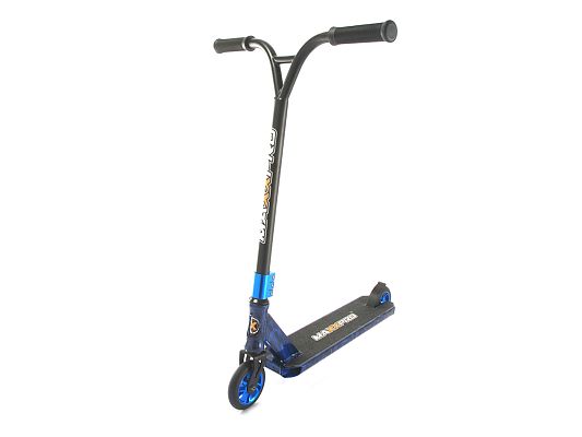 Самокат Трюковой MAXXPRO  черный, синий  S00321-S Самокат Трюковой MAXXPRO  черный, синий  S00321-S