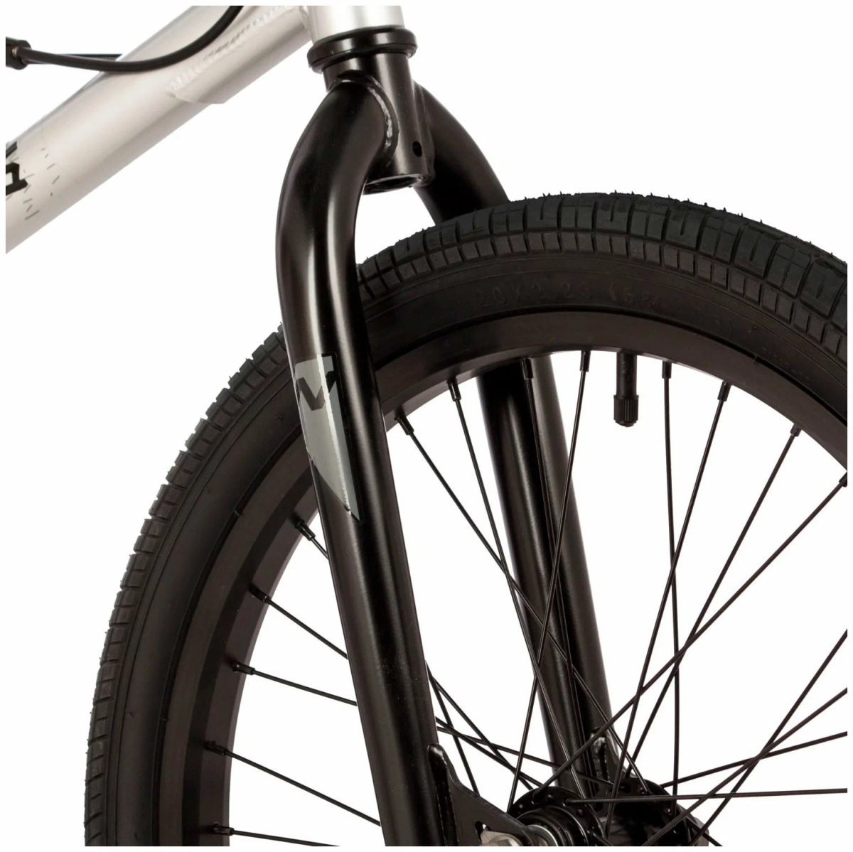 Велосипед BMX Novatrack PSYCHO 20" 20" серебристый 20BMX.PSYCHO.SL23 2023 фото 4 Велосипед BMX Novatrack PSYCHO 20" 20" серебристый 20BMX.PSYCHO.SL23 2023 фото 4