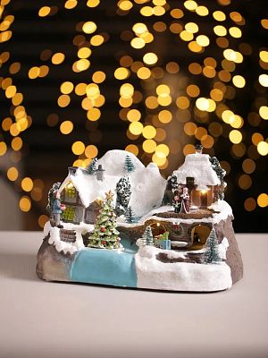 Новогодняя композиция  32х19х19 см MG0627-15